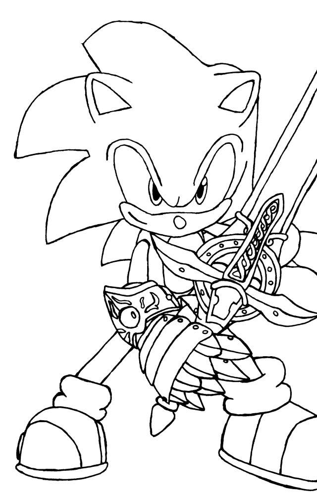 27+ Inspiration Image of Sonic Coloring Page - entitlementtrap.com