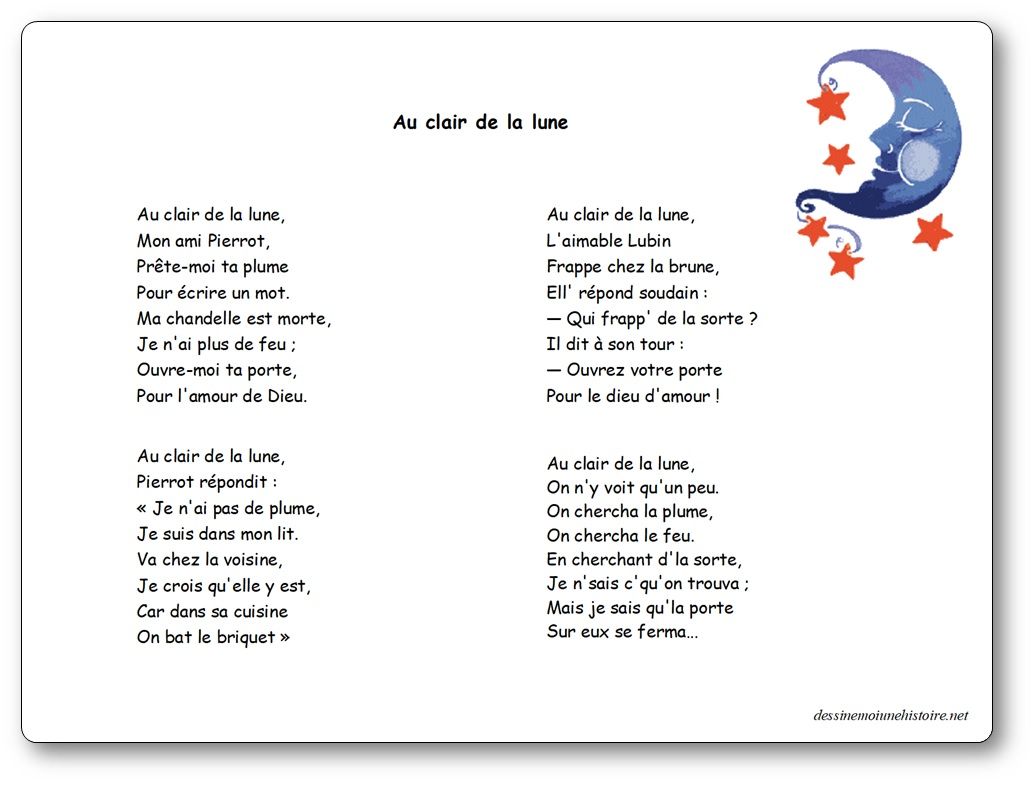 Au-clair-de-la-lune-paroles-chanson Google Images, Word Search Puzzle