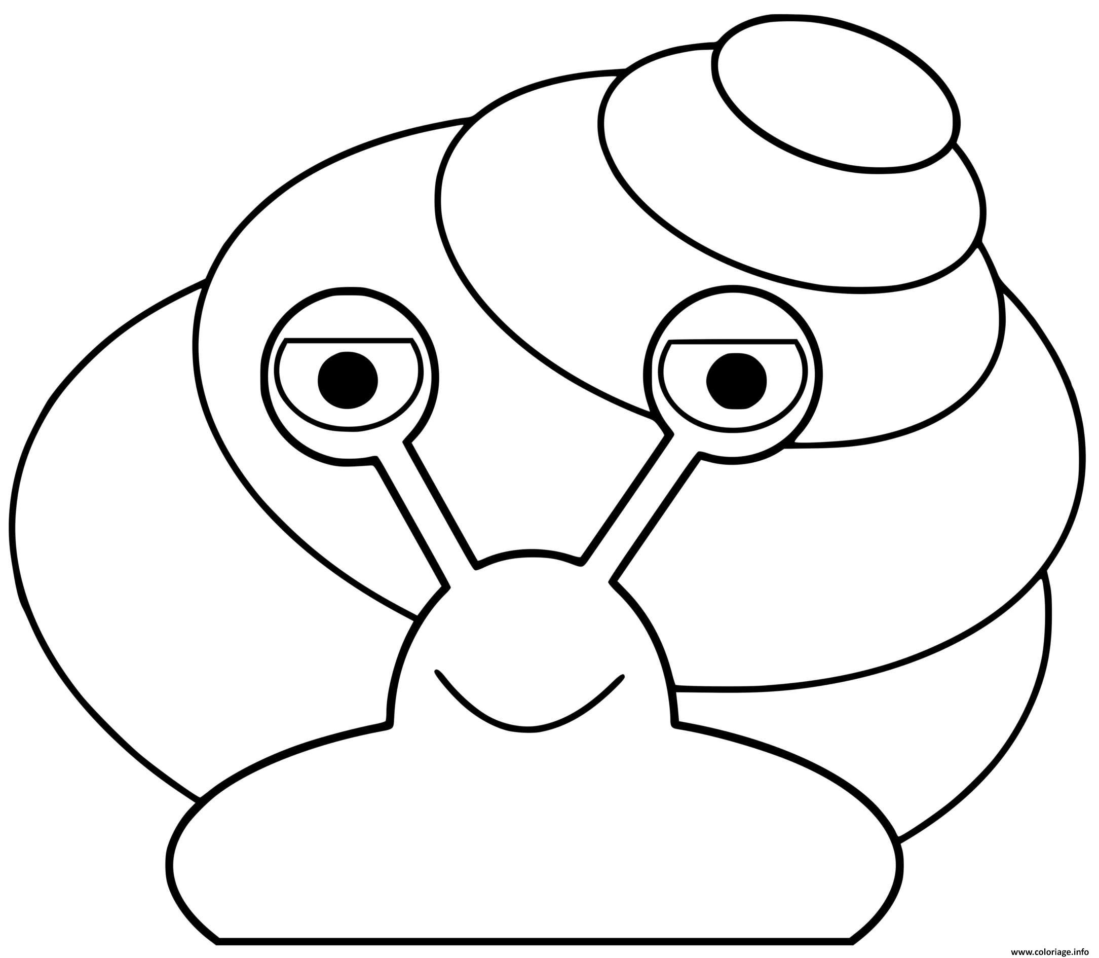 Coloriage Hugo Lescargot Maternelle Dessin Escargot à imprimer