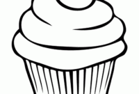 printable cupcake coloring pages