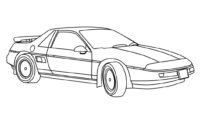 car coloring pages free printable