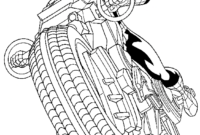 lego motorcycle coloring page