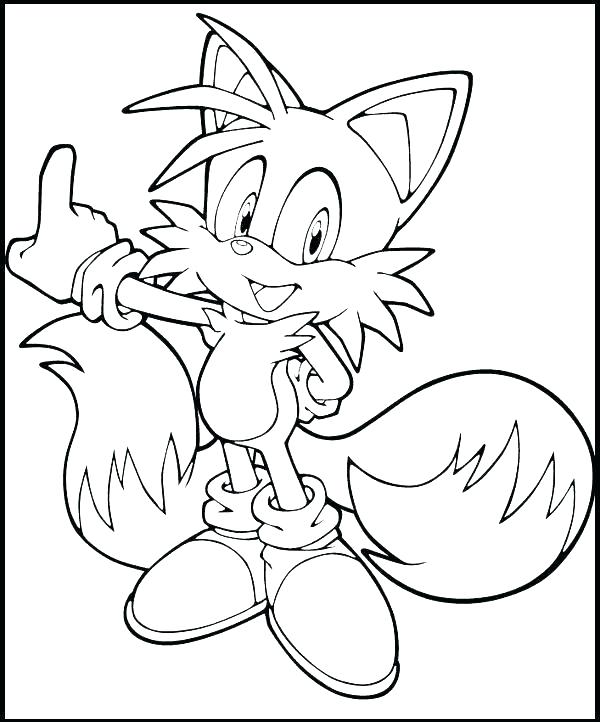 Sonic And Tails Coloring Pages at GetColorings.com | Free printable