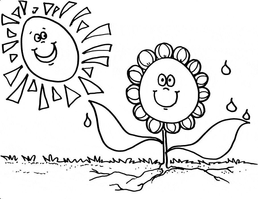 Free Printable August Coloring Pages