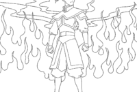 zuko coloring pages