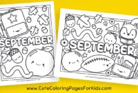 cute september coloring pages