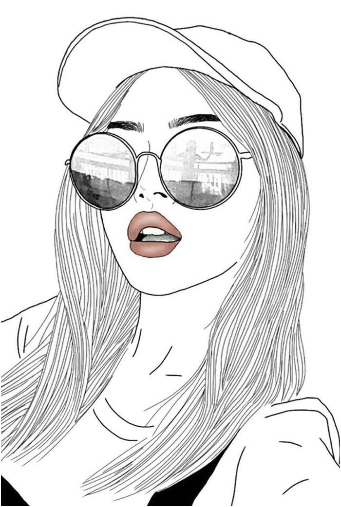 11 Premium Coloriage Fille Ado Photos - COLORIAGE