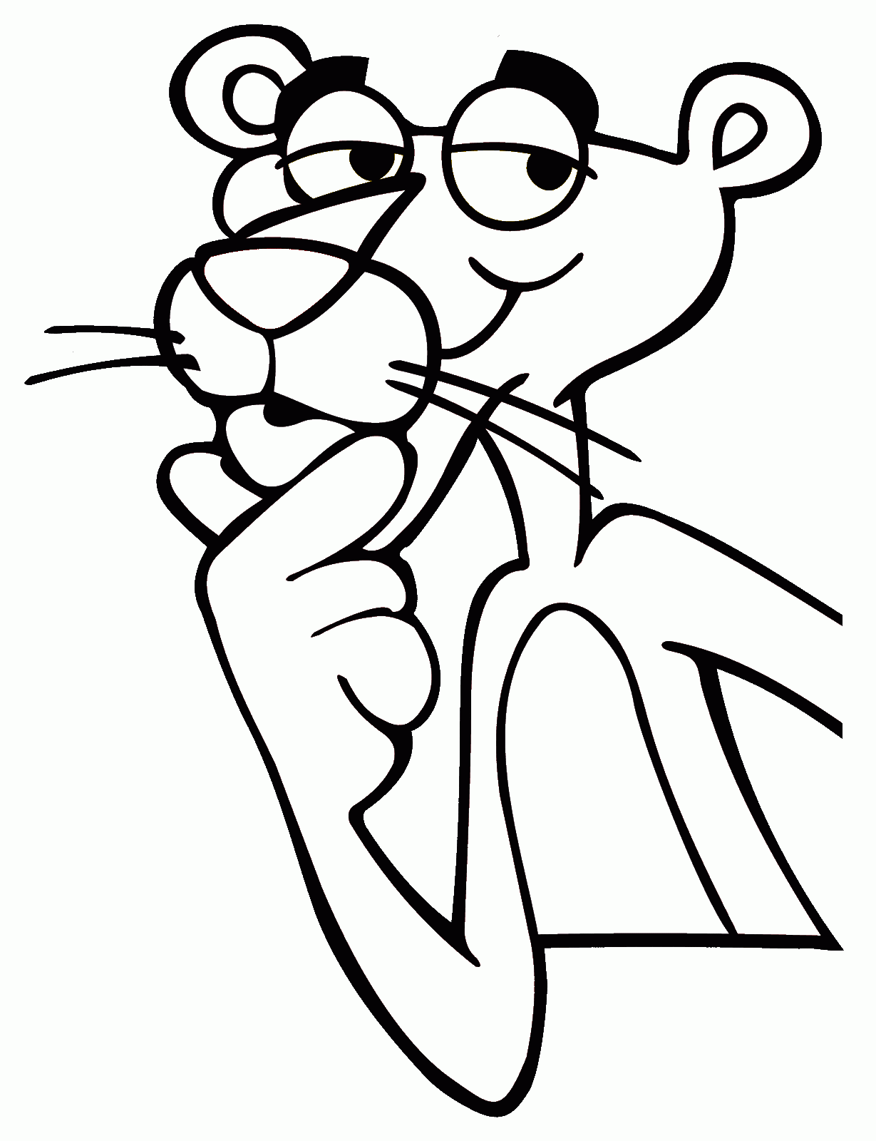 Pink panther coloring pages download and print for free