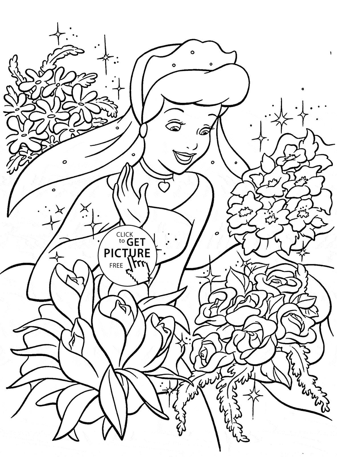 Disney Princesses Coloring Pages - Learny Kids