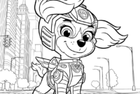 liberty coloring page paw patrol