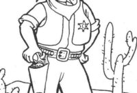 cowboy coloring pages