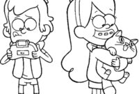 gravity falls coloring pages