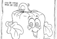 five little pumpkins coloring page