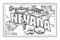 las vegas coloring page