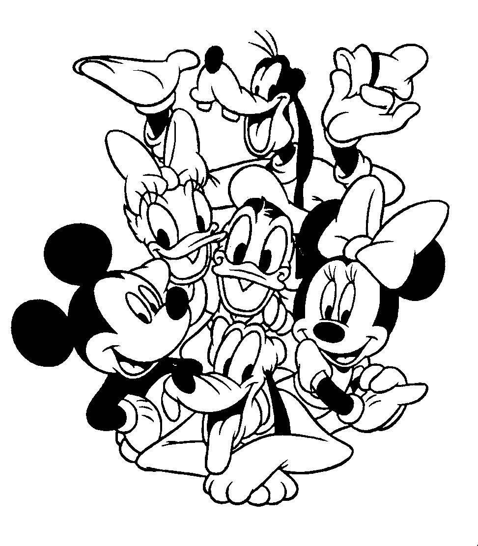 72 Easy Coloring Sheet Disney