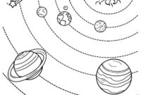 solar system color pages