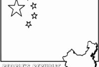 chinese flag coloring page