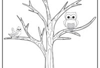 tree with no leaves coloring page