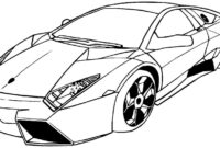 car coloring page printable