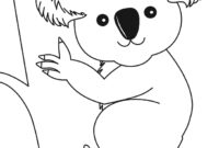 printable koala coloring pages