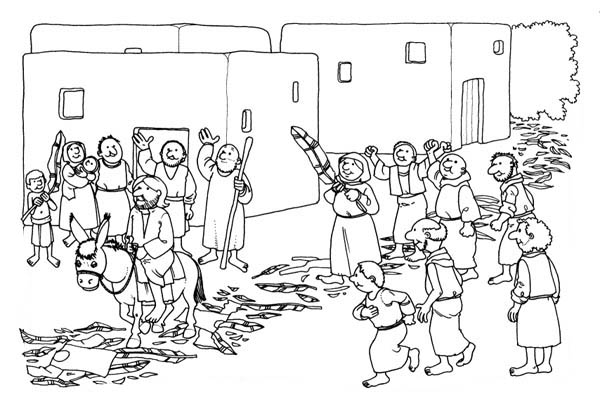 Palm Sunday Coloring Pages - Best Coloring Pages For Kids