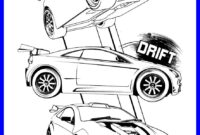 drift car coloring pages