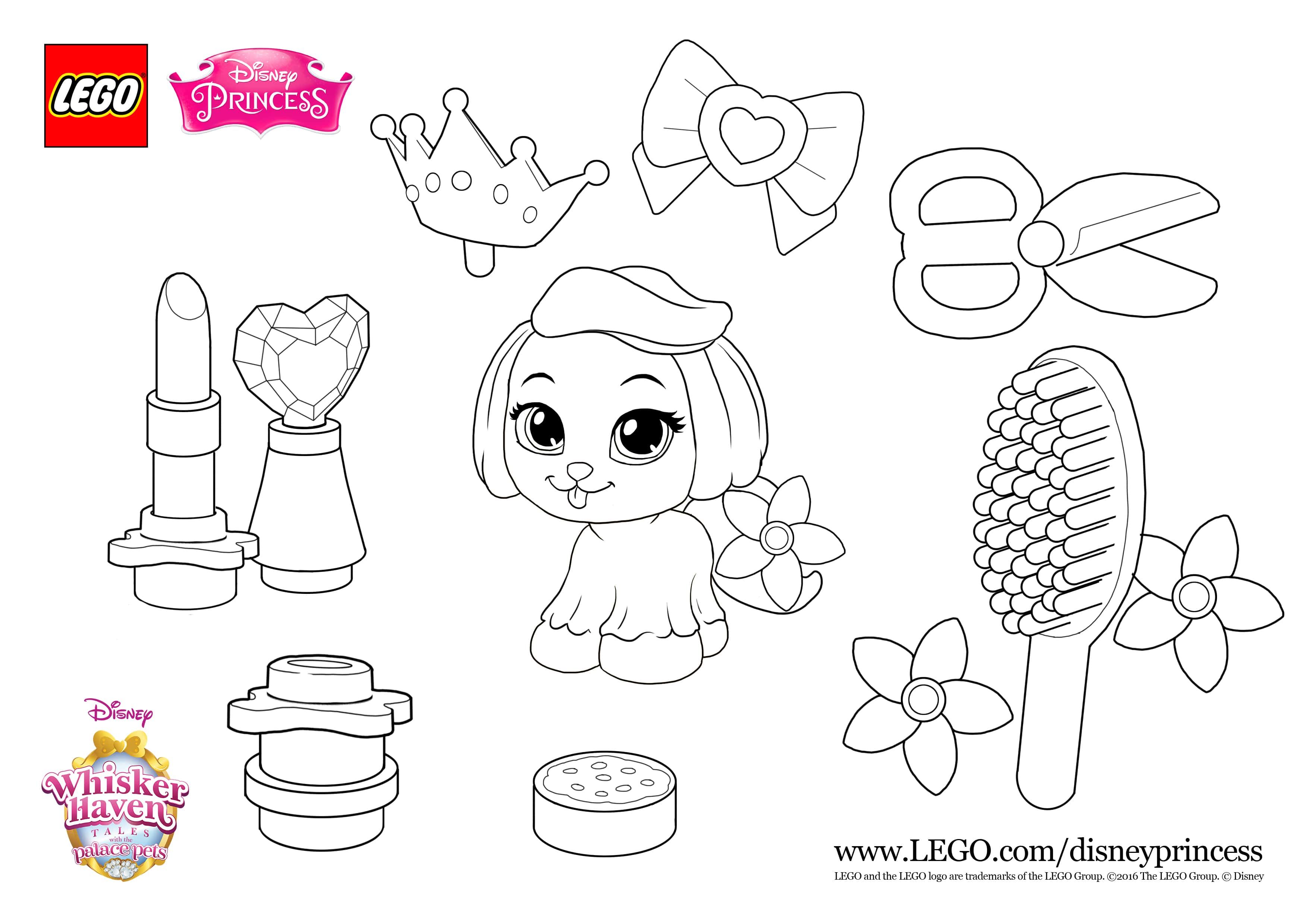 Lego Disney Princess Coloring Pages - Jambestlune