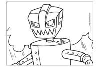 robot coloring pictures