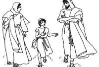 holy family coloring page