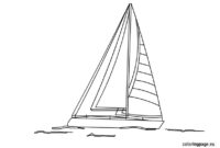 sailboat coloring