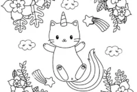 unicorn thanksgiving coloring pages