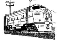 amtrak coloring pages