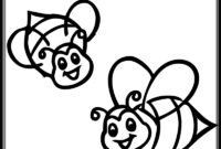cute bumble bee coloring pages