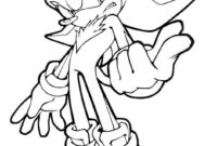 sonic and shadow coloring pages