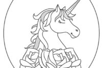 emoji unicorn coloring pages