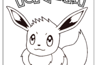 cute eevee coloring pages