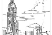 new york city coloring page