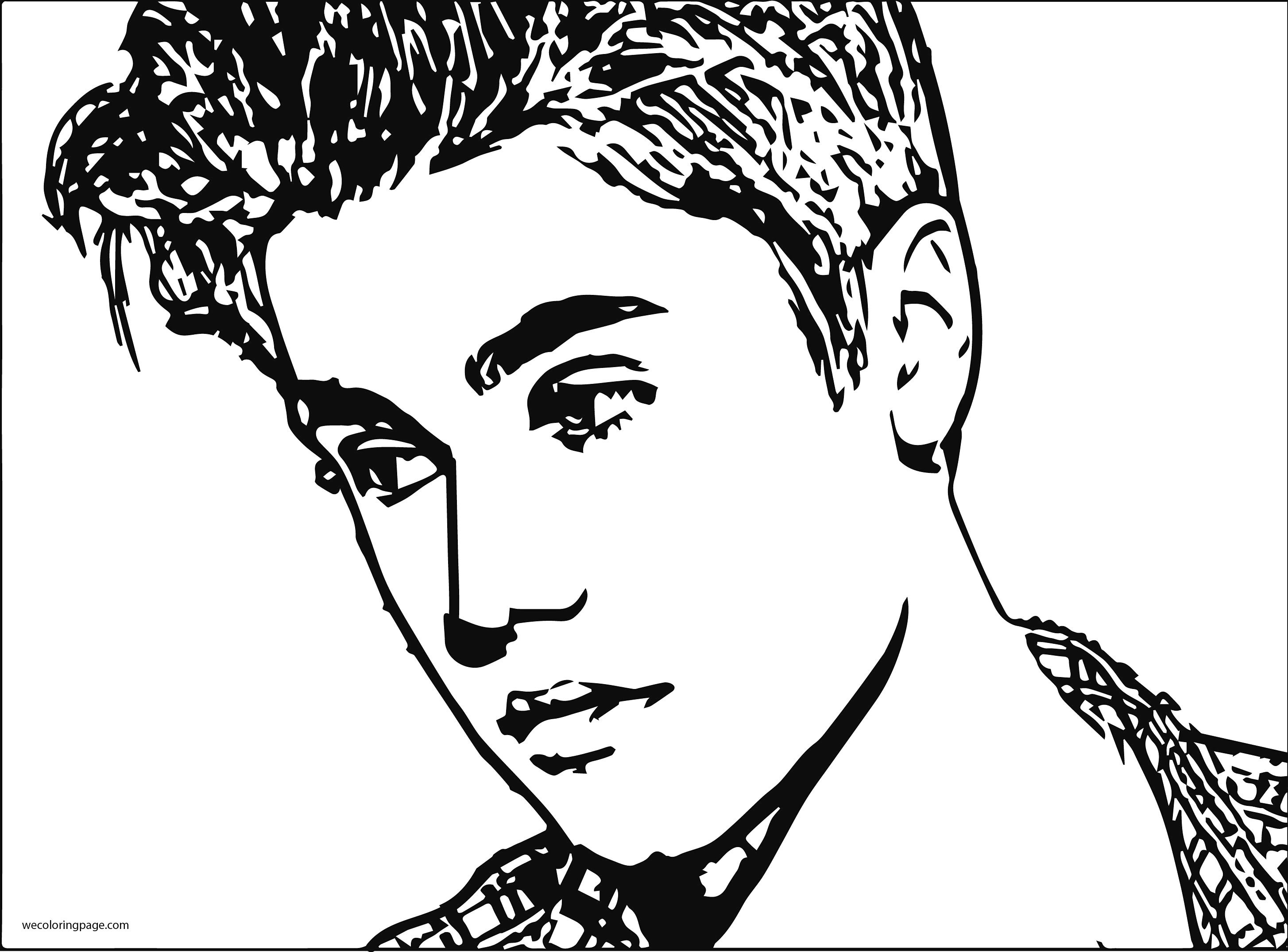 Justin Bieber Coloring Pages To Print With | Coloring pages, Justin