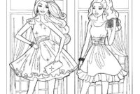 fashion model coloring pages