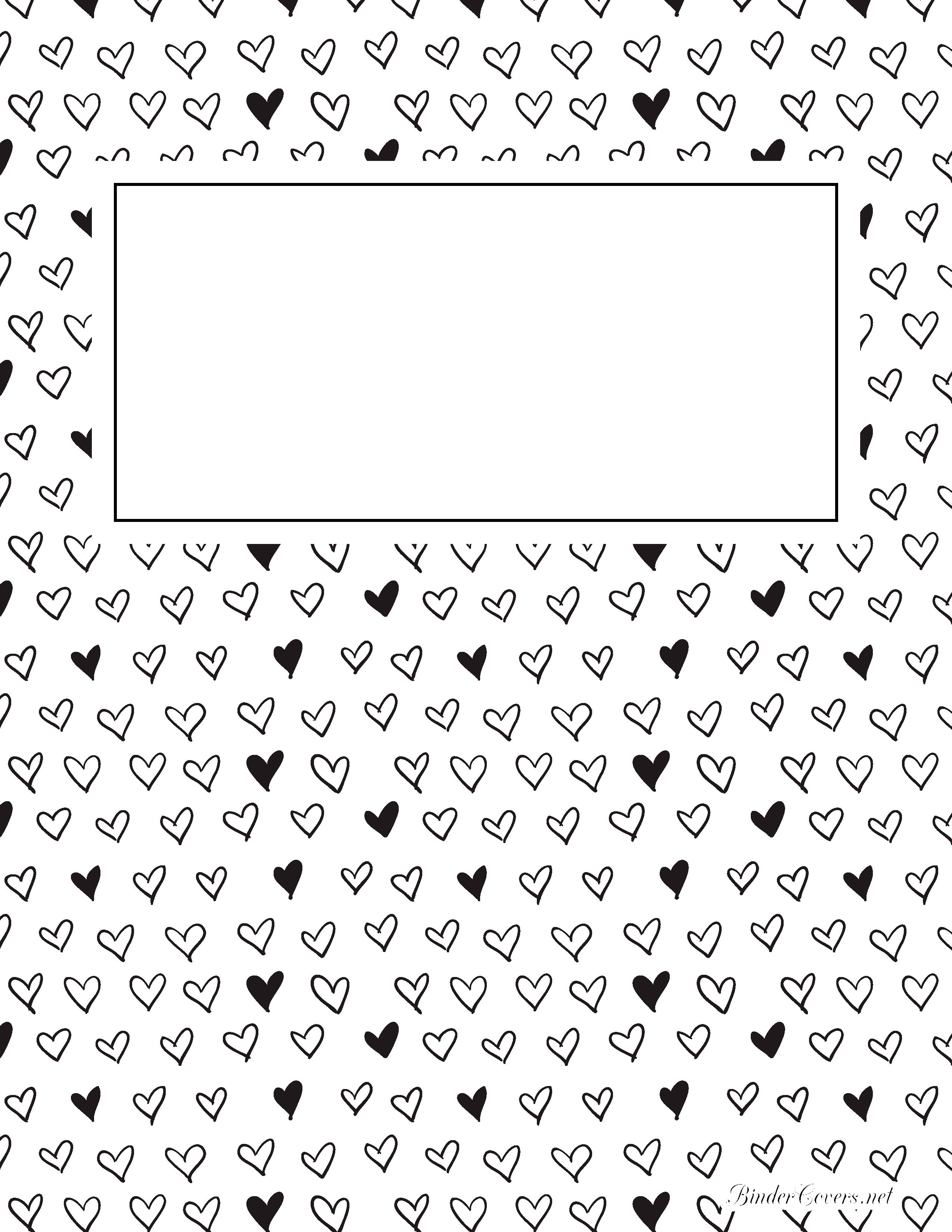 Free Printable Coloring Page Binder Cover Printable