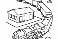 steam engine polar express coloring pages