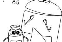 storybots coloring page