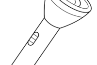 flashlight coloring page