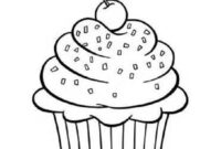 cupcake coloring pages pdf