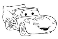 coloring picture of cars