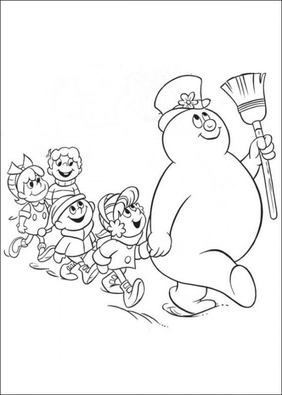 Free Printable Frosty the Snowman Coloring Pages - Best Coloring Pages