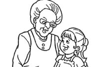 grandmother coloring pages
