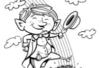 free printable leprechaun coloring pages