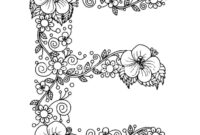 letter e coloring page