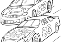 car race coloring pages